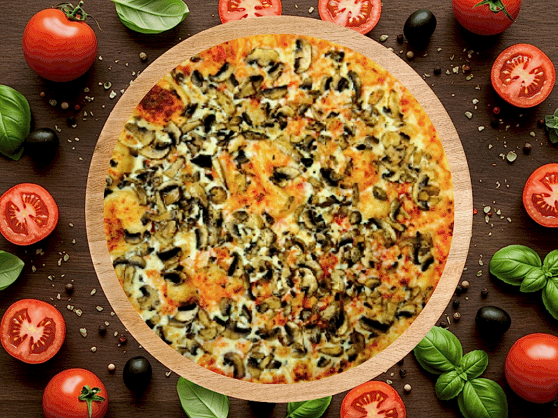 Mushroom Pizza