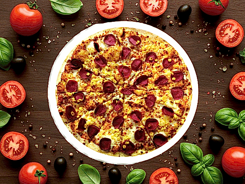Salami Pizza