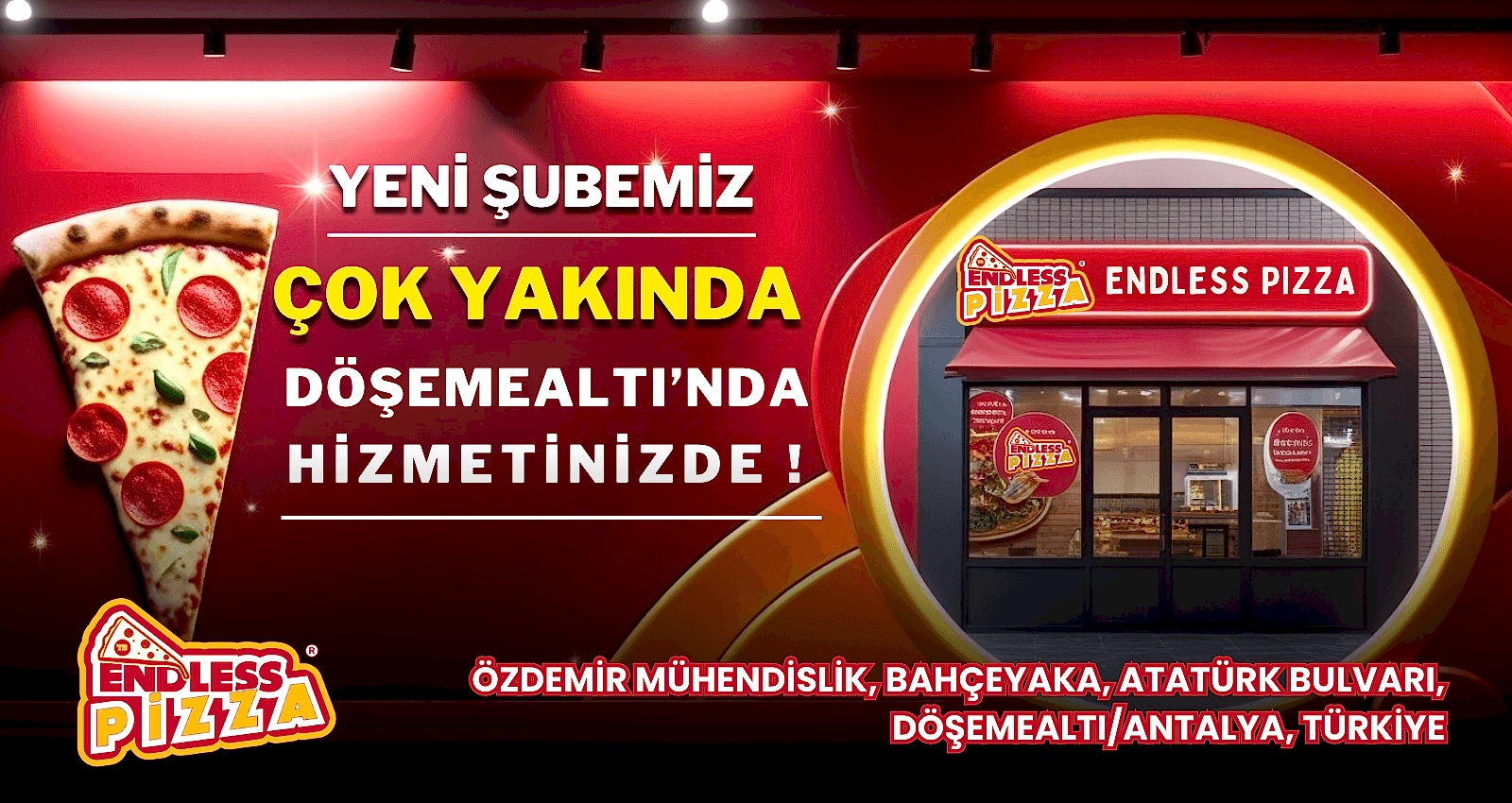 Endless Pizza Döşemealtı Şube